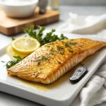 how to fillet a fish - grilled trout fillet on plate