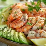 keto seafood - plate of keto seafood